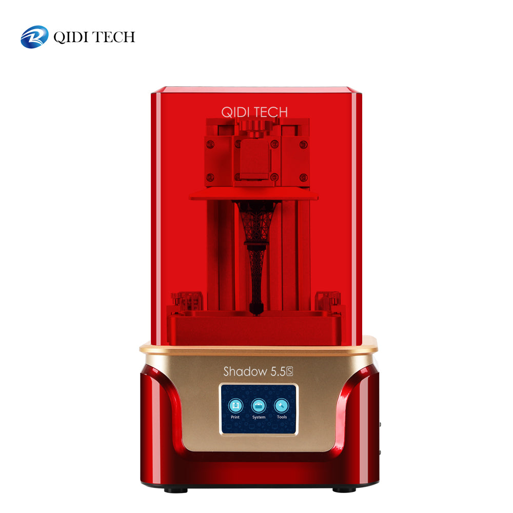 QIDI TECH SLA /LCD 3D Printer Shadow 5.5 S , UV LCD Resin Printer with Dual z axis Liner Rail, Build Size 115*65*150mm