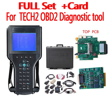 Top Quality Opel tech2 diagnostic tool with 32mb software Memory card for 6 brand Car SAAB isuzu TECH 2 scanner with plastic box