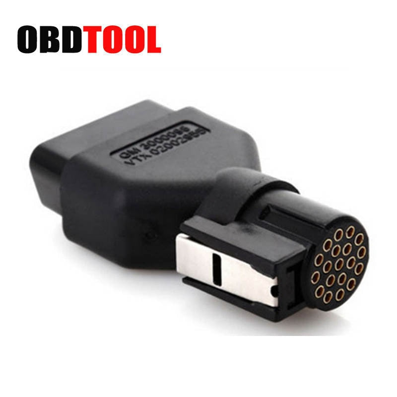 1PC OBD2 16PIN Connector 16 pin Adapter for Tech2 Car Diagnostic Scanner TECH 2 OBDII Convertor Socket JC10