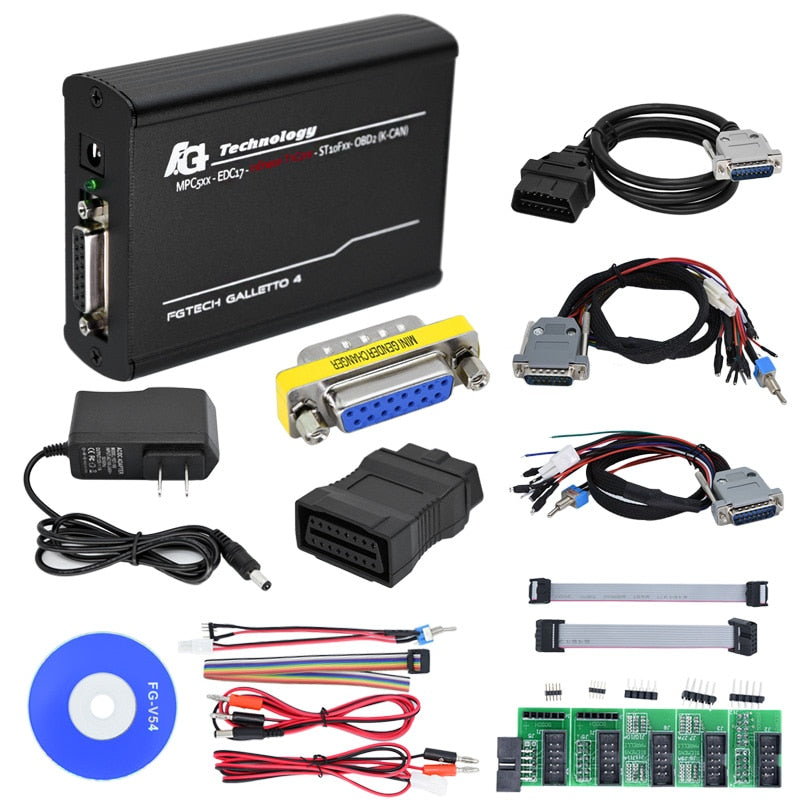 Newest Fgtech Galletto 4 Master V54 ECU Chip Tuning tool FG Tech V 54 Unlocked Add OBD BDM Function