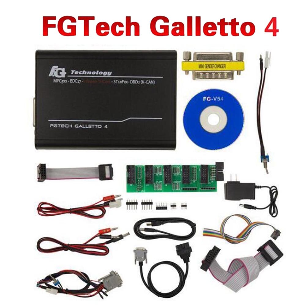 FGTech V54 Galletto 4 Full Chip Support BDM Full Function Fg Tech V54 Auto ECU Chip Tuning