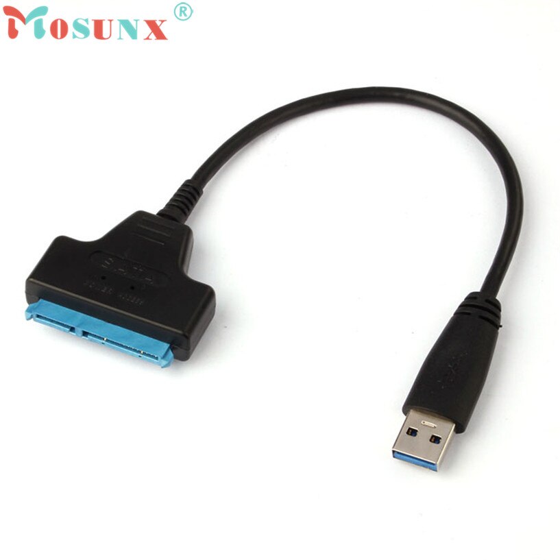 Mecall Tech Super Speed USB 3.0 To SATA 22 Pin 2.5 Inch Hard Disk Driver SSD Adapter Cable Converter  25cm and 55cm #8.25