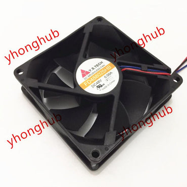 Emacro For Y.S TECH FD488025HB DC 48V 0.09A 3-wire 80x80x25mm Server Cooler Fan