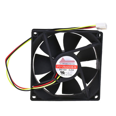 For Y.S.TECH FD129225HB-N 12V 0.23A 9CM 90*90*25mm 3pin cooling fan