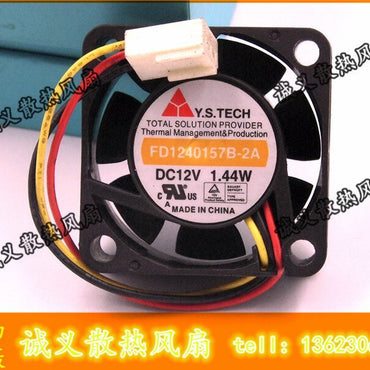 Y.S.TECH FD1240157B-2A 12V 1.44W cooling fan