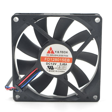 FOR Y.S.TECH Yuanshan 8015 FD128015EB 3 line 12V 0.46A 8cm violent cooling fan