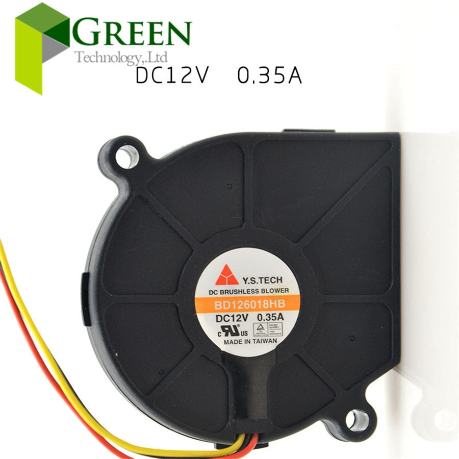 NEW Y.S.TECH BD126018HB 6018 60x60x18mm 12V 0.35A  Blower Fan Cooling for  LINK 3324SR Fan  3pin