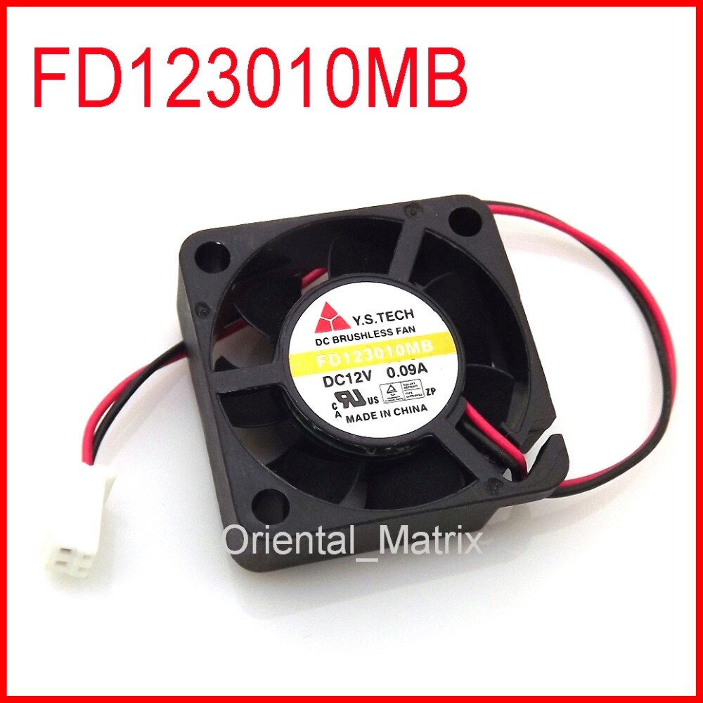 Free Shipping Y.S.TECH FD123010MB 12V 0.09A 3cm 3010 Cooler Cooling Fan