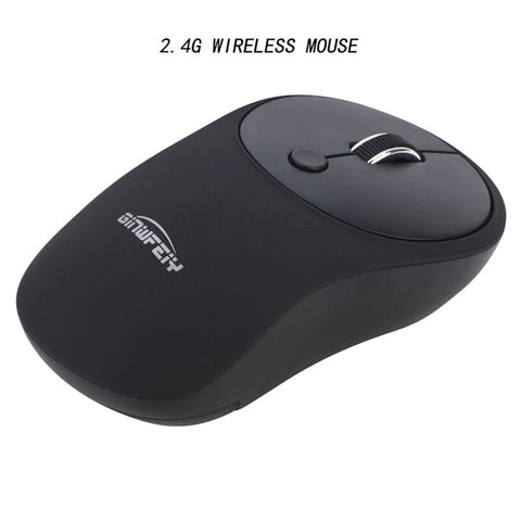 Hot Advanced Tech 2.4G Rechargeable Silent Wireless Mouse USB Office Laptop Mice 4-buttons 3 Adjustable 800/1200/1600 DPI