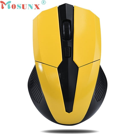 mosunx Mecall Tech 2.4GHz Mice Optical Mouse Cordless USB Receiver PC Computer Wireless for Laptop