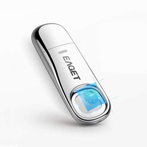 EAGET FU60 64GB 32GB High-speed Recognition Fingerprint Encrypted High tech Pen Drive Security Memory USB 3.0 Flash Drives