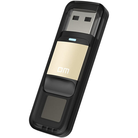 DM PD061 64GB 32GB High-speed Recognition Fingerprint Encrypted High tech Pen Drive Security Memory USB 3.0 Flash Drives Stick